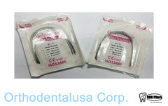 SET OF 100 NITI HEAT ACTIVATED WIRES U /L .016X0.16” / 10 BAG OF 10 / THERMAL