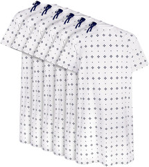 6 Pack Unisex Hospital Gowns, Patient Gowns for Women and Men with Back Tie, Com
