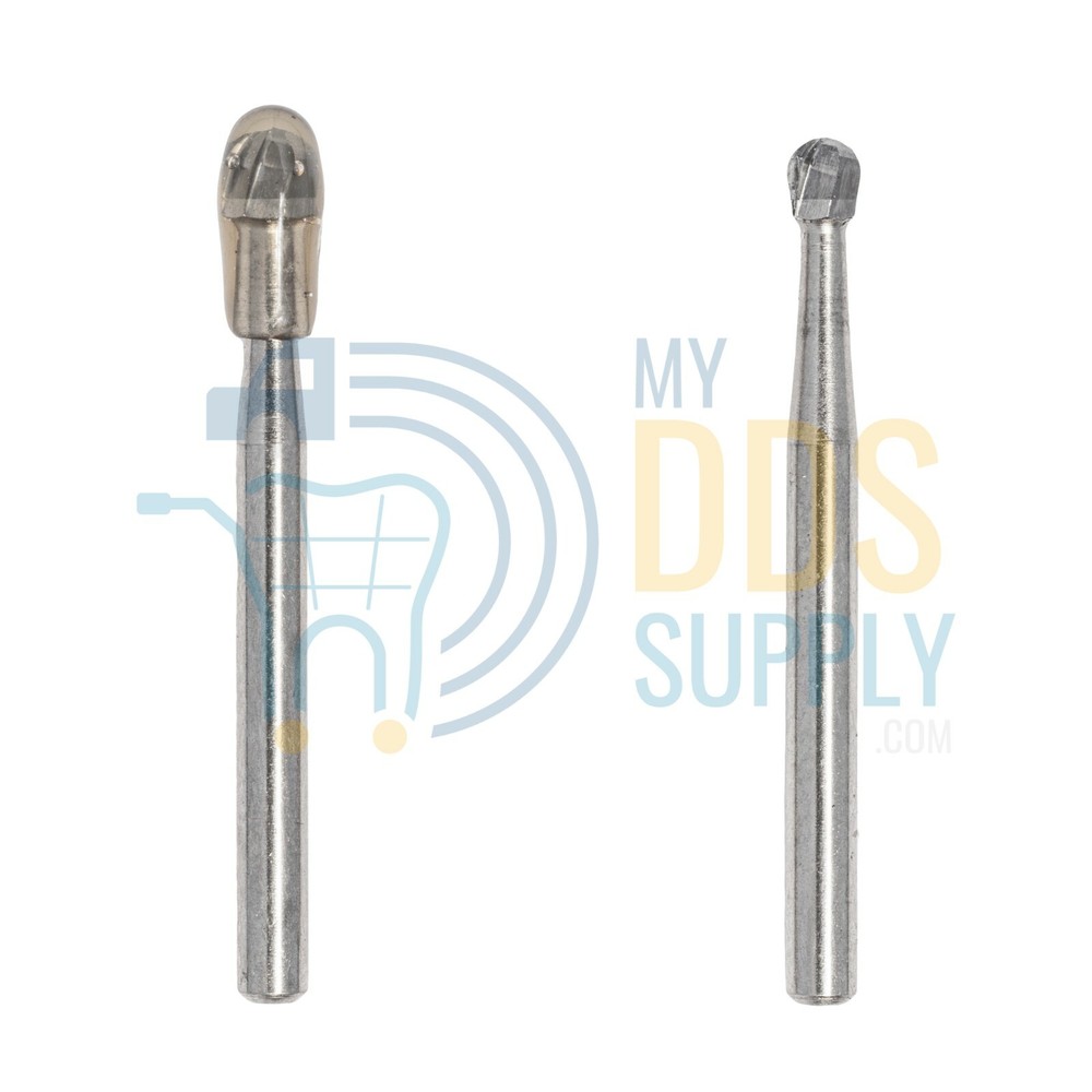 FG5 Round Dental Burs, 19mm (Pack of 20), Carbide for High Speed Handpiece