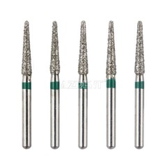 100pcs Dental Diamond Burs Friction Grip 1.6mm for High Speed Handpiece AZDENT