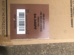 1000 pcs(1case) Gloves  powder free Synthetic non latex AMBI-DEX LARGE sz9