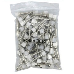 100pcs/box Dental Prophy Brush White Nylon bowl Type Polishing Brush UK
