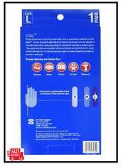 Large Pack of 6 Premium White Latex Free Cleaning Gloves 12 Inch Cuff