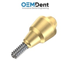 Dental Straight Multi Unit 1.6mm Titanium Set NP Nobel Active®Compatible Conical
