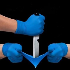 YUMARCH Blue Nitrile Gloves Disposable Powder Free S M L 20 50 100PCS
