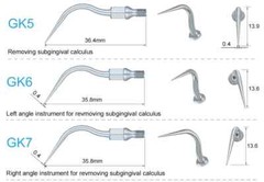 1pc Dental Ultrasonic Scaler Scaling Tips for KAVO SonicFlex GK1 GK2 GK4 GK6 hgy