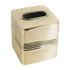 Nu Steel Boutique Tissue Coverpart Of Our Jewel Bathroom Accessory Set