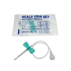 50pcs Butterfly Infusion Needle,Sterile Individual Packaging,for Veterinary 21G