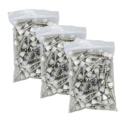 100pcs/box Dental Prophy Brush White Nylon bowl Type Polishing Brush UK