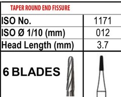 FG1171 Beavers Carbide Burs FG 1171 Bur #1171 Friction Grip Made in Canada