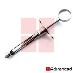 Premium Dental Local Anesthesia Aspirating Syringe 1.8ml Thumb Ring Handle