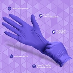 PElPU Nitrile Gloves, Disposable cleaning, Powder Free, Latex Free, Non-Sterile