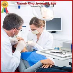 Dental Syringe 1.8ml Manual Aspirating Anesthetic Injecting W/ Extra EUR Thread