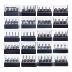 1-100X AZDENT Dental Diamond Burs Set FG Drills Burs for High Speed Handpiece