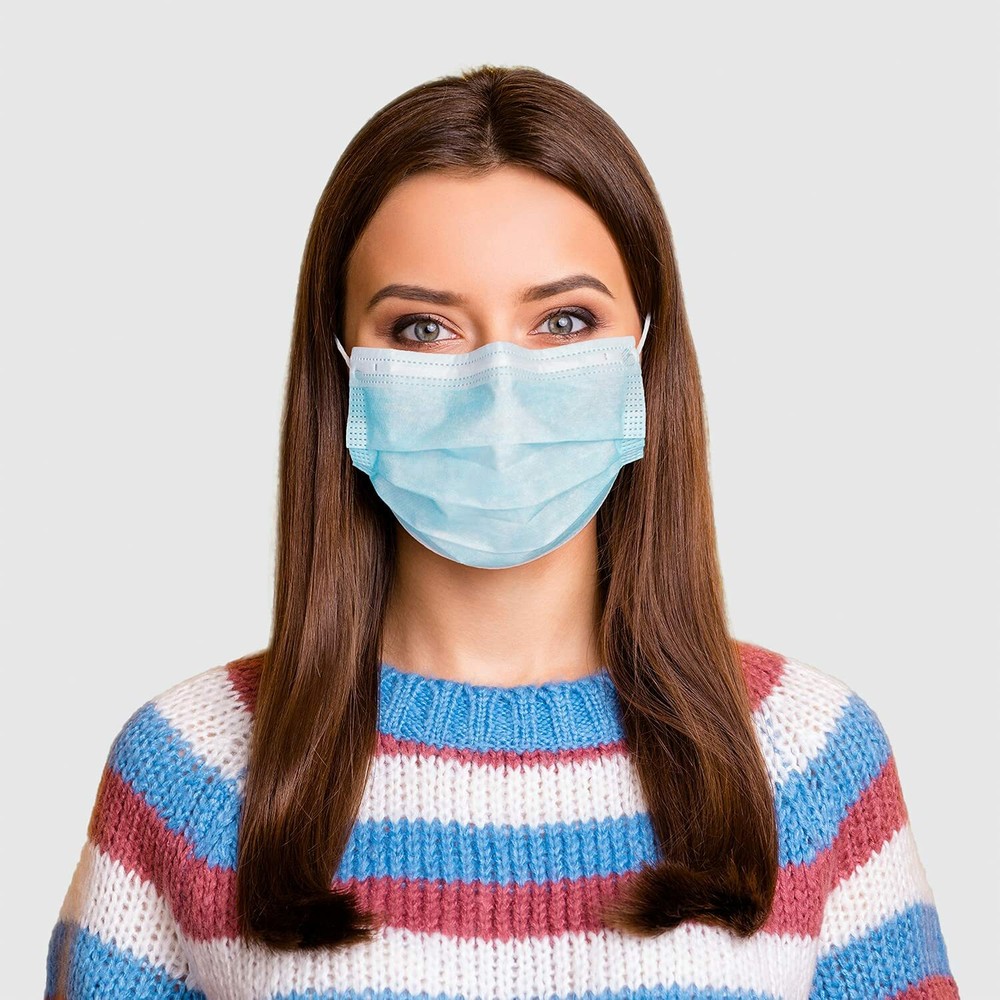 50 Face Mask Mouth Cover Surgical Dental Disposable 3-PLY Ear loop