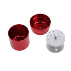 4 pcs Dental Autoclave Sterilizer Case Burs Disinfection Endo Files Holder Box