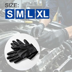 100Pcs Disposable Nitrile Gloves Powder Free S M L XL For Kitchen Cleaning Work
