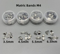 50x Dental Matrix Bands M4 2.0 Sectional Contoured Matrix System Metal Matrices