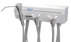 Alternative Arm Mounted Manual Control, 1 Wet 1 Dry w/Tray & White Arm, DCI 4128