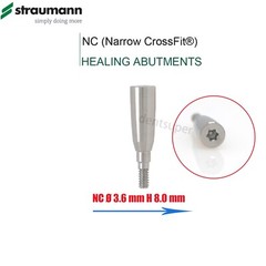 USA Stock! Straumann Healing Abutments & Caps NC/RC Cover Screws Ø3.6-6.5mm BLT