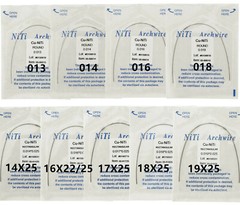 Dental Orthodontic Copper Cu-Niti Wire Arch Wires Rectangular Round Damon Brace