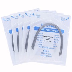 30×Dental Orthodontic Niti Thermal Activated Rectangular Arch Wires 17×25 Upper