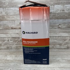 HALYARD Polyisoprene Surgical Gloves Size: 7.5 *DENTED BOX* *See Date*12-24