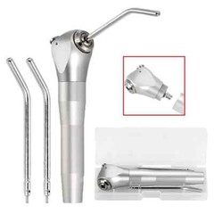 3 Way Air Water Spray Triple Syringe Handpiece + 2 Nozzles Tips Tubes Dental