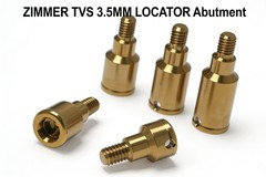 Dental Titanium Abutment Male Cap Inserts Fits Major ZEST locator Implant System