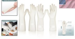 Medium Nitrile Cleaning Gloves – 15 Inches of Skid-Resistant Comfort & Strength