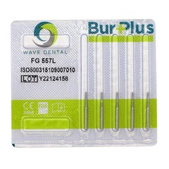 Wave Dental Carbide Burs FG 556 557 169L 701L High Speed Burs Friction Crip 19mm