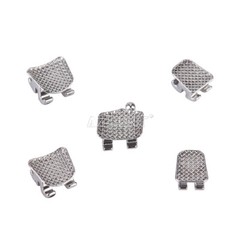 AZDENT Dental Ortho Brackets Braces Mini/Standard Roth/MBT 018/022 3/Hooks 3-4-5