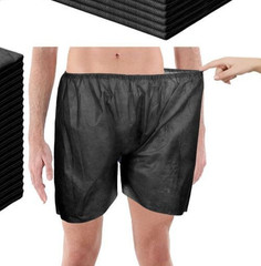 24 Disposable Exam Shorts ~ Medical Patient Unisex Non Woven Large Bottoms