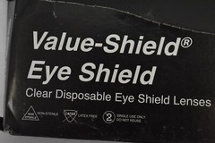 Value Shield Disposable Medical/Dental Eye Shield Clear Single Use 100 Pack