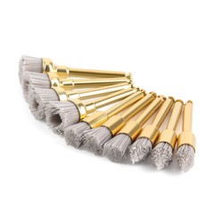 Dental Polishing Brush Bowl Brush Flat Type Polishing Polisher Prophy Brushes