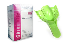 Fast Set Mold Mouth Impression Kit – 1lb Alginate + 12 Large Upper Trays