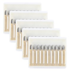 AZDENT 10 Pcs Dental Carbide Trimming & Finishing Burs FG/7406/7408/7901/7902