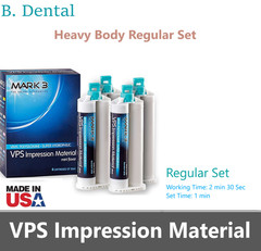 Dental MONOPHASE REGULAR SET VPS PVS Impression Material Set 50ML Cartridges