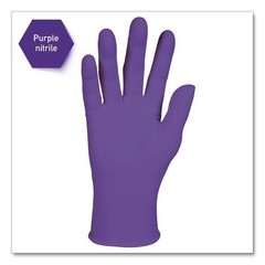 Kimtech PURPLE NITRILE Gloves, Powder-Free, X-S, 9.5″ Long, 100/Box, 2 Boxes/PK
