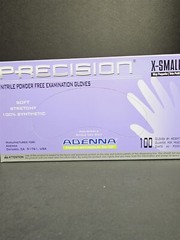 Adenna Precision Nitrile Gloves X Small Powder Free 10 Boxes with 100 Gloves Ea