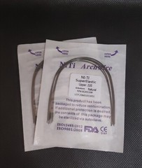 Dental Orthodontic Super Elastic Wire Niti Round Arcos Arch Wires Natural Form