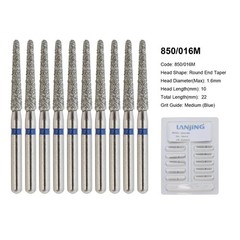 Diamond Burs Dental Zirconia Cutter Diamond Bur FG Football Round End Taper Pear