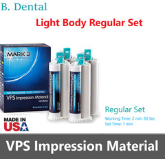 Dental MONOPHASE REGULAR SET VPS PVS Impression Material Set 50ML Cartridges