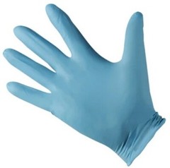 100 Count Blue Nitrile Latex-Free Gloves by Strong, Size: Medium or Large