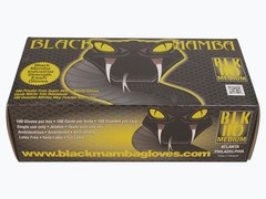 Black Mamba Super Strong Nitrile Gloves 100~Count Medium
