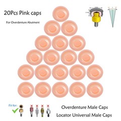 Dental Universal for Zest Locator System Replacement Retention Male Caps Insert