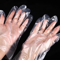 100-500 Count Disposable Poly Plastic Gloves for Cooking, Food Prep and Food