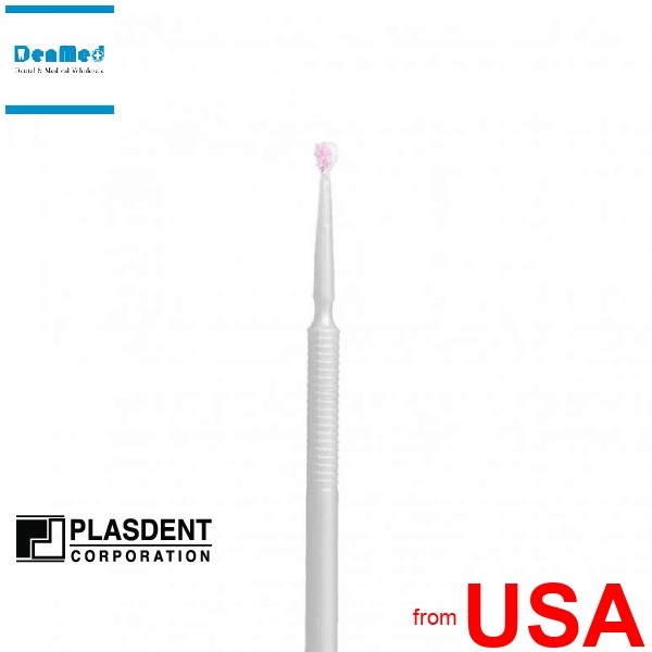 PLASDENT 1.0mm Super Fine Tip Micro Applicators, WHITE, Box of 100. #600- 423567