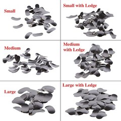 50Pcs Dental Metal Matrices Matrix Band Sectional Contoured Refill S/M/L 35μm