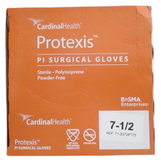 4 – Protexis PI Polyisoprene Powder-Free Surgical Gloves Size: 7.5 2D72PT75X